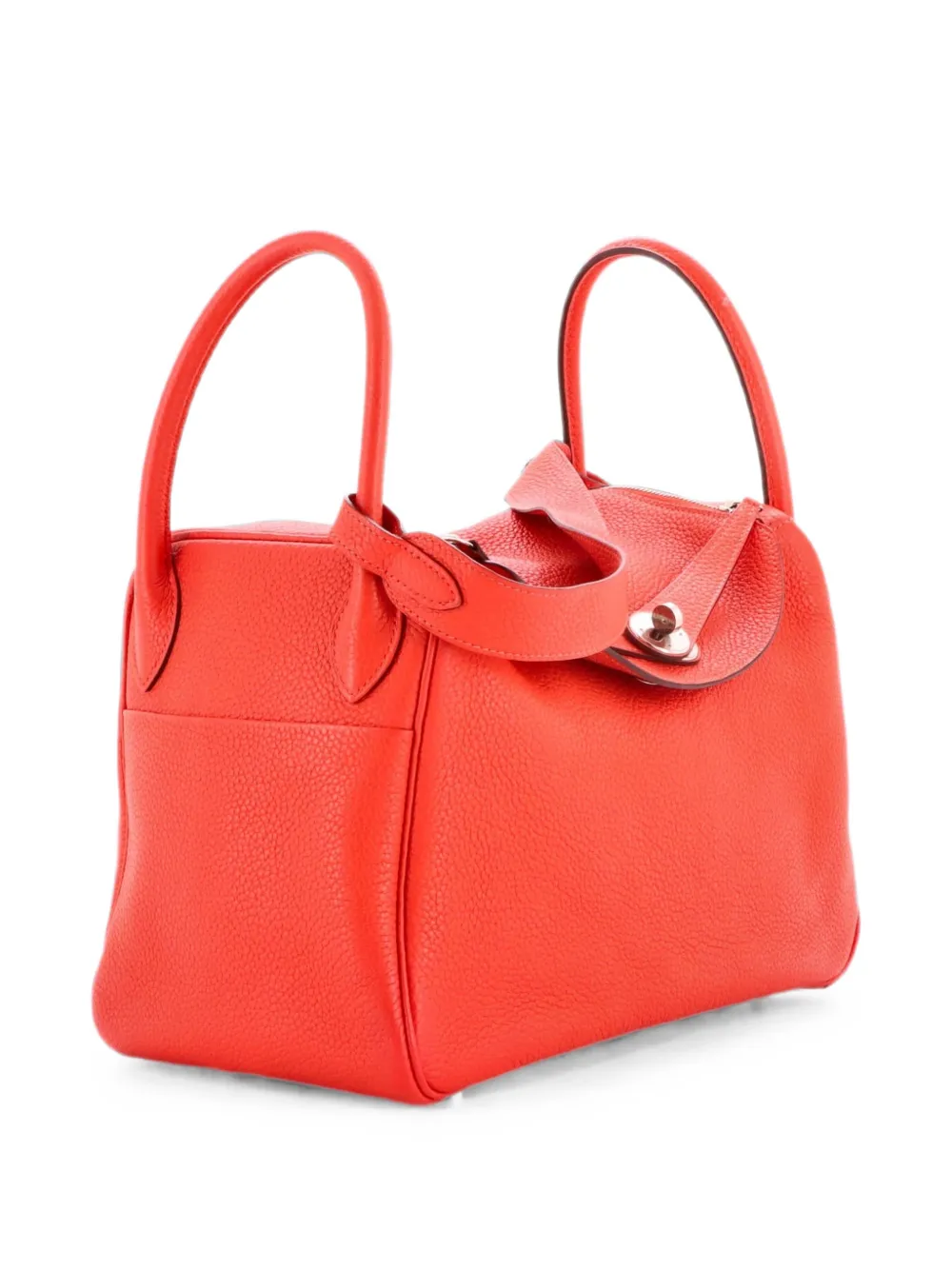 Hermès Pre-Owned Lindy Bag Clemence 30 shoulder bag - Rot