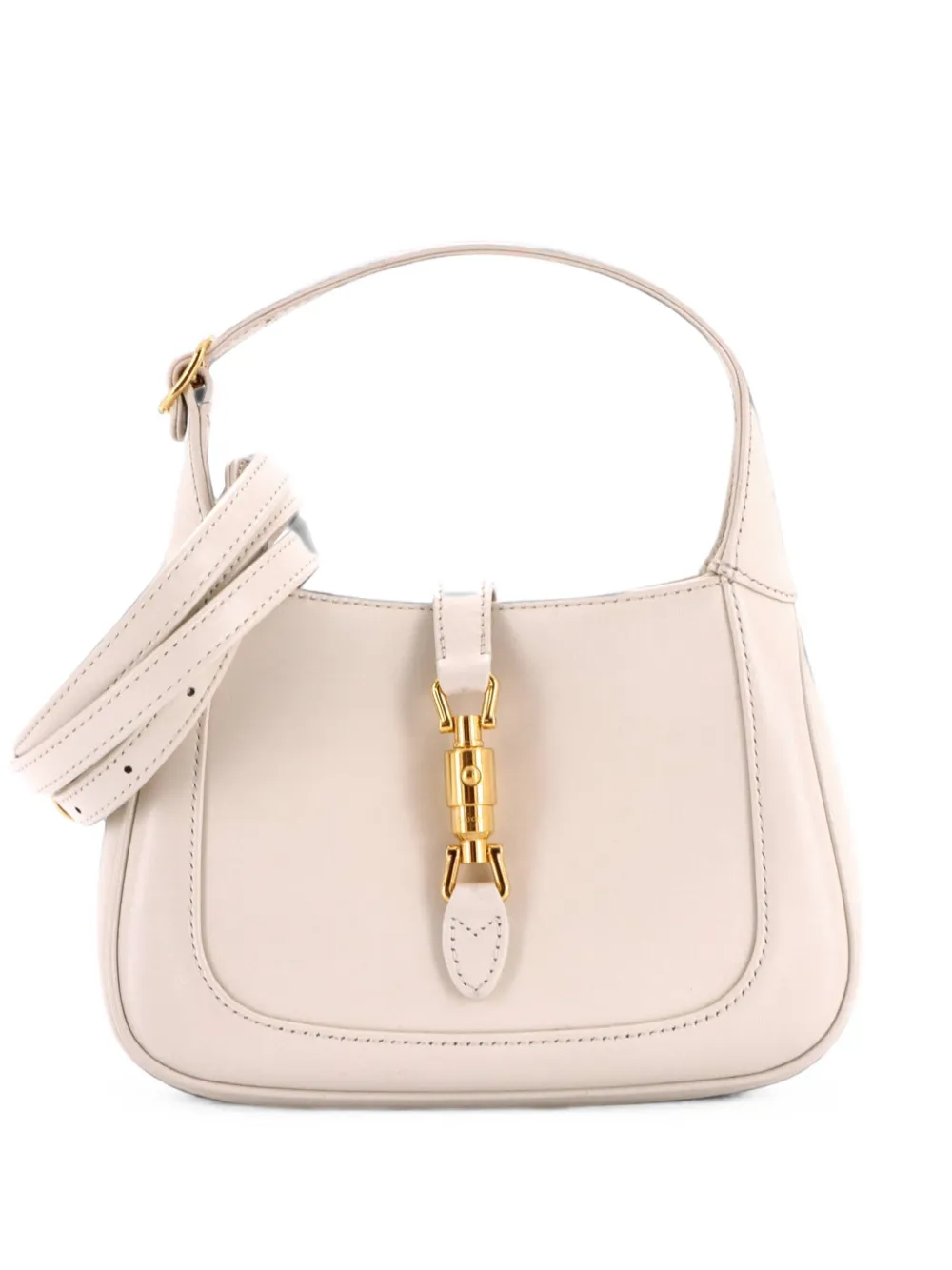 Gucci Pre-Owned Borsa passepartout Jackie 1961 mini in pelle - Bianco