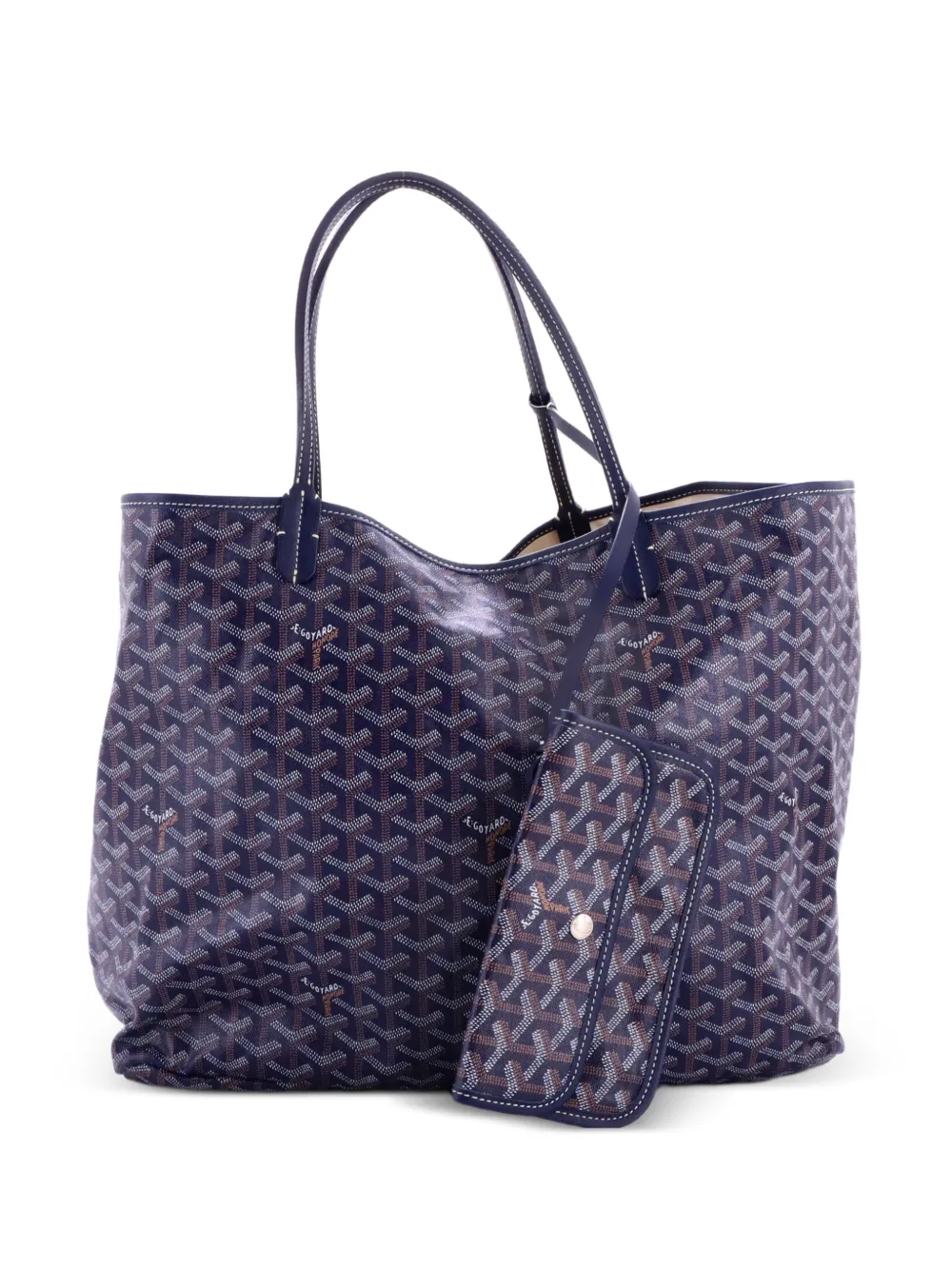 Goyard Pre-Owned Borsa tote Saint Louis GM in tela cerata - Blu