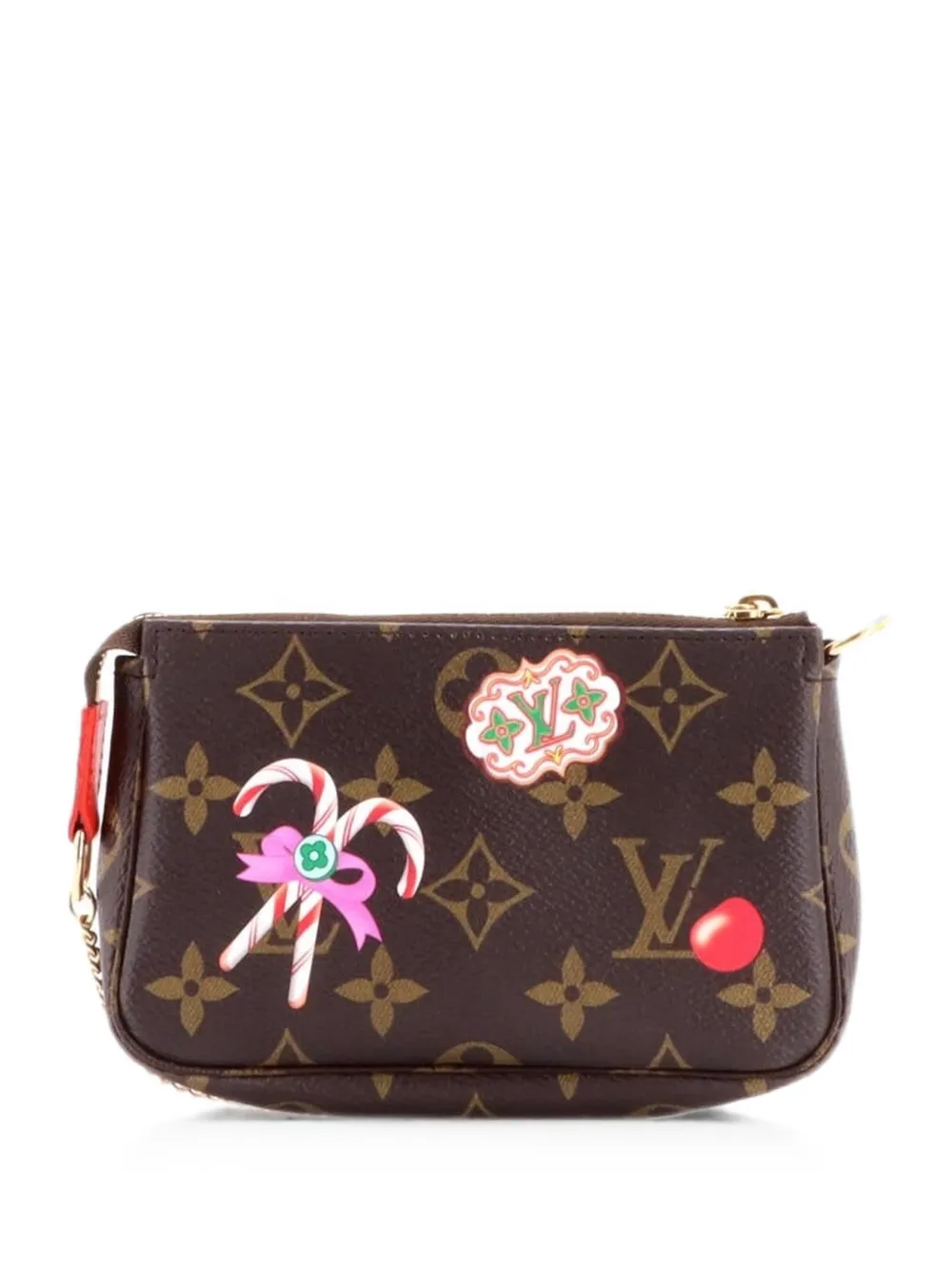 Louis Vuitton Pre-Owned Pochette Accessoires Limited Edition Monogram Canvas Mini clutch bag - Marrone