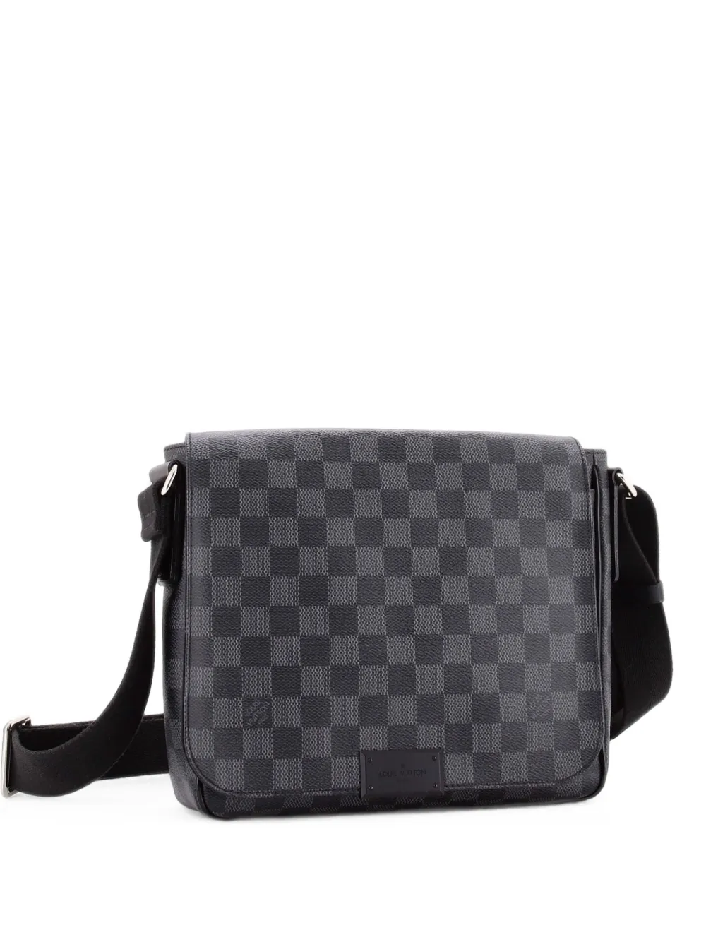 Louis Vuitton Pre-Owned District Damier Graphite PM Umhängetasche - Schwarz