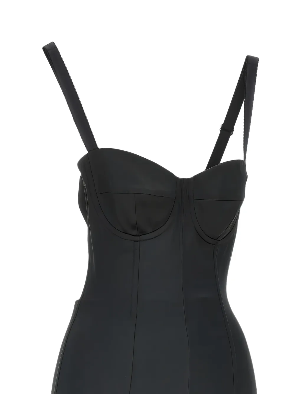 Dolce & Gabbana Satijnen jurk Zwart