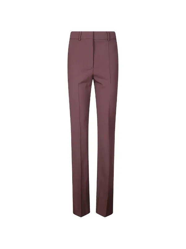 Sportmax Pleated Trousers in Purple