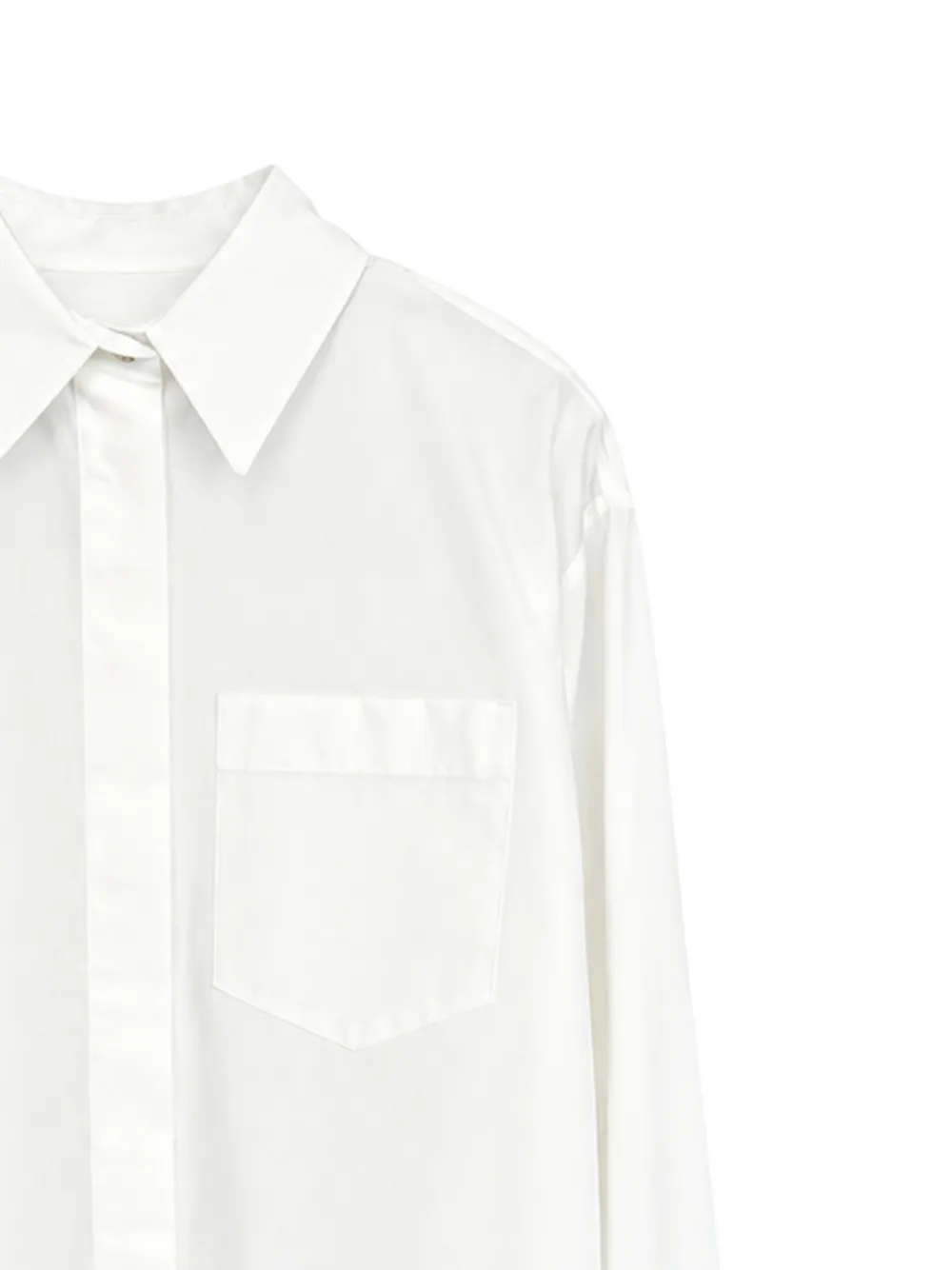 Sportmax Cropped blouse Wit
