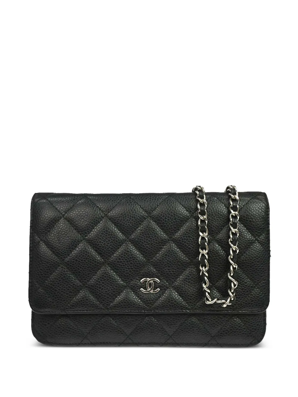 CHANEL Pre-Owned Borsa a spalla Classic Wallet on Chain 2019 - Nero