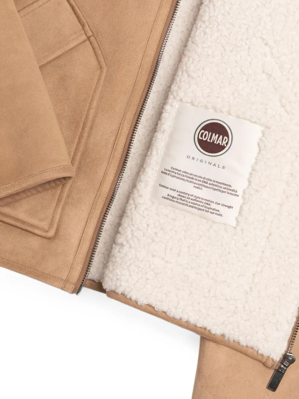 Colmar Jack met immitatie lamswol Beige