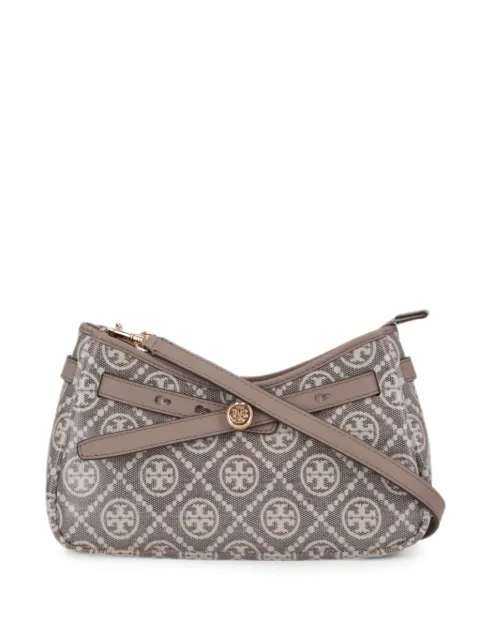Tory Burch T-monogram coated jacquard Romy zip-top crossbody bag