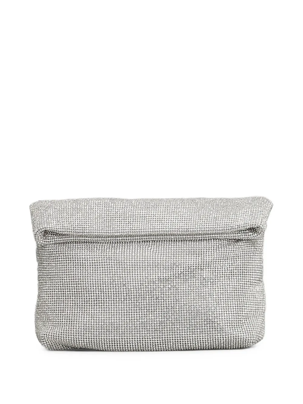 TWENTY FOURHAITCH Kleine Varadero clutch verfraaid met kristallen Zilver