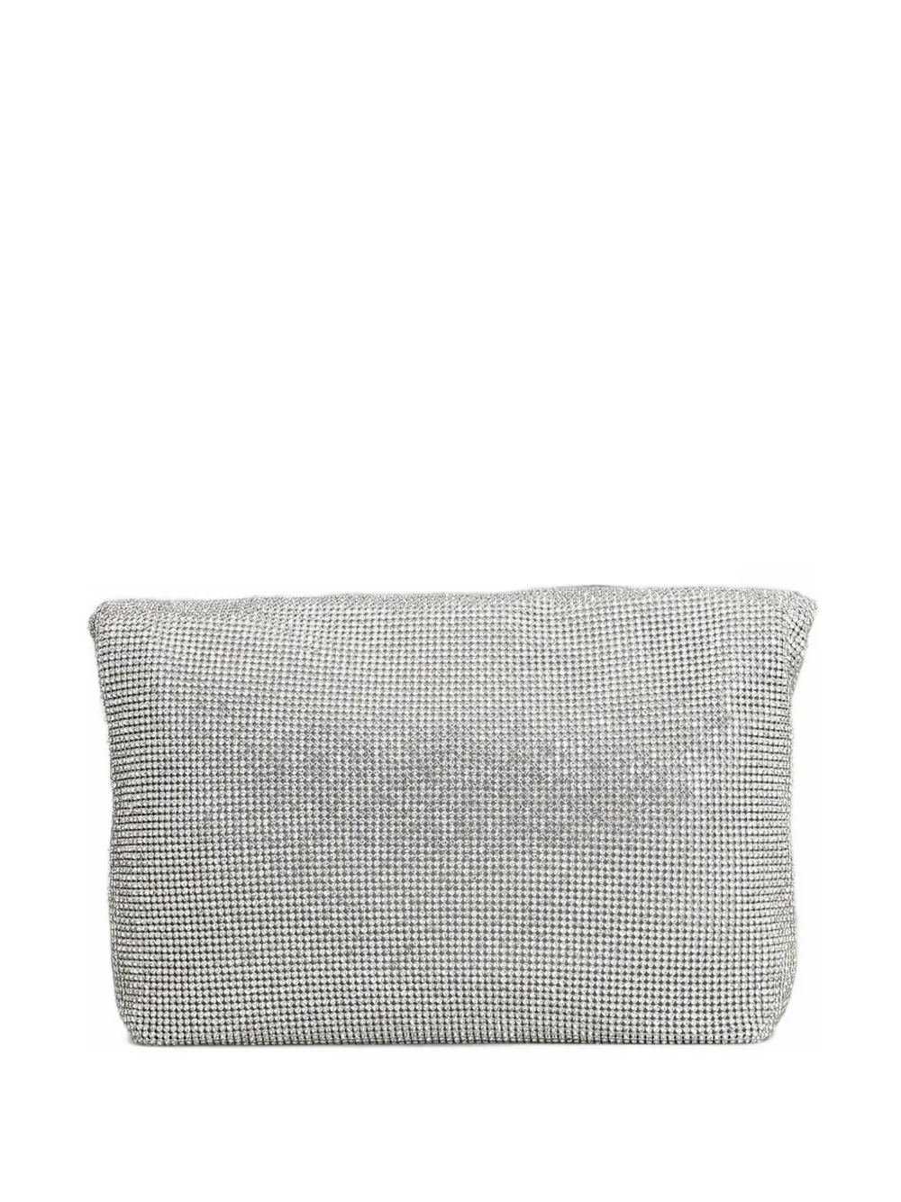 TWENTY FOURHAITCH mini Varadero crystal-embellished clutch bag - Silber