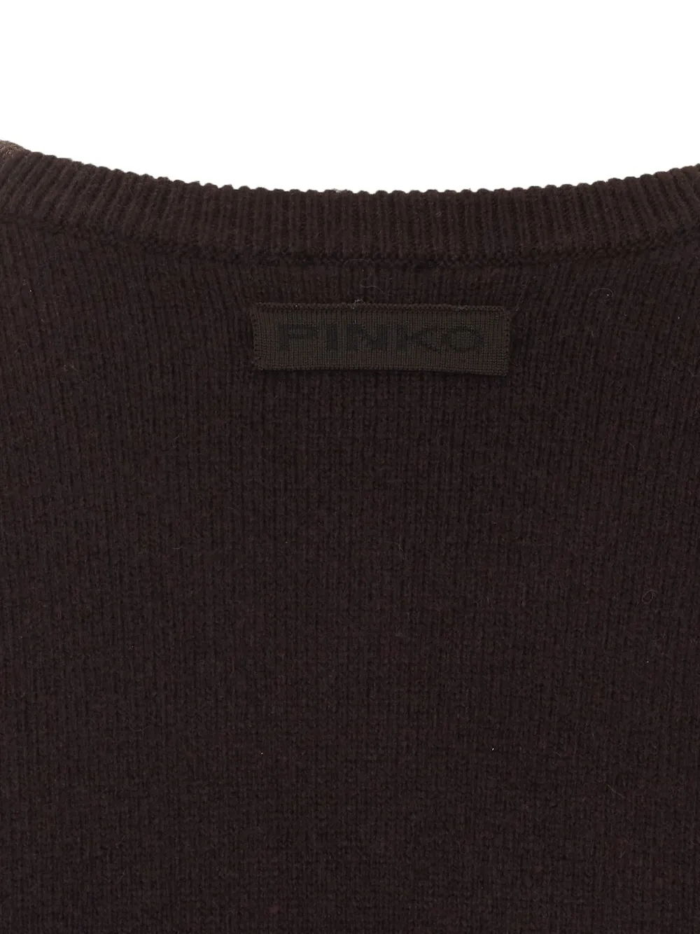 PINKO T-shirt met kanten afwerking en gelaagd effect Bruin