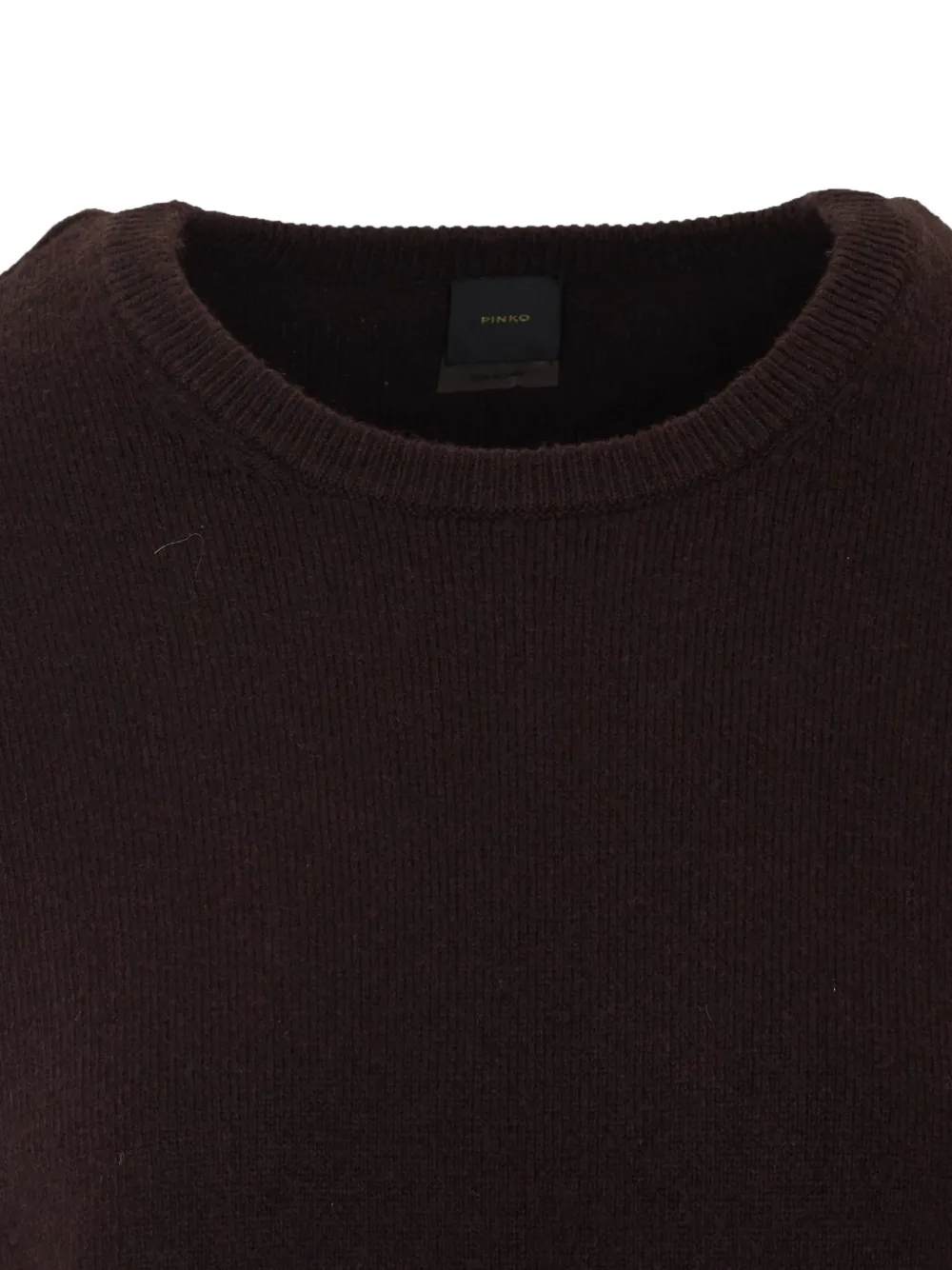 PINKO T-shirt met kanten afwerking en gelaagd effect Bruin