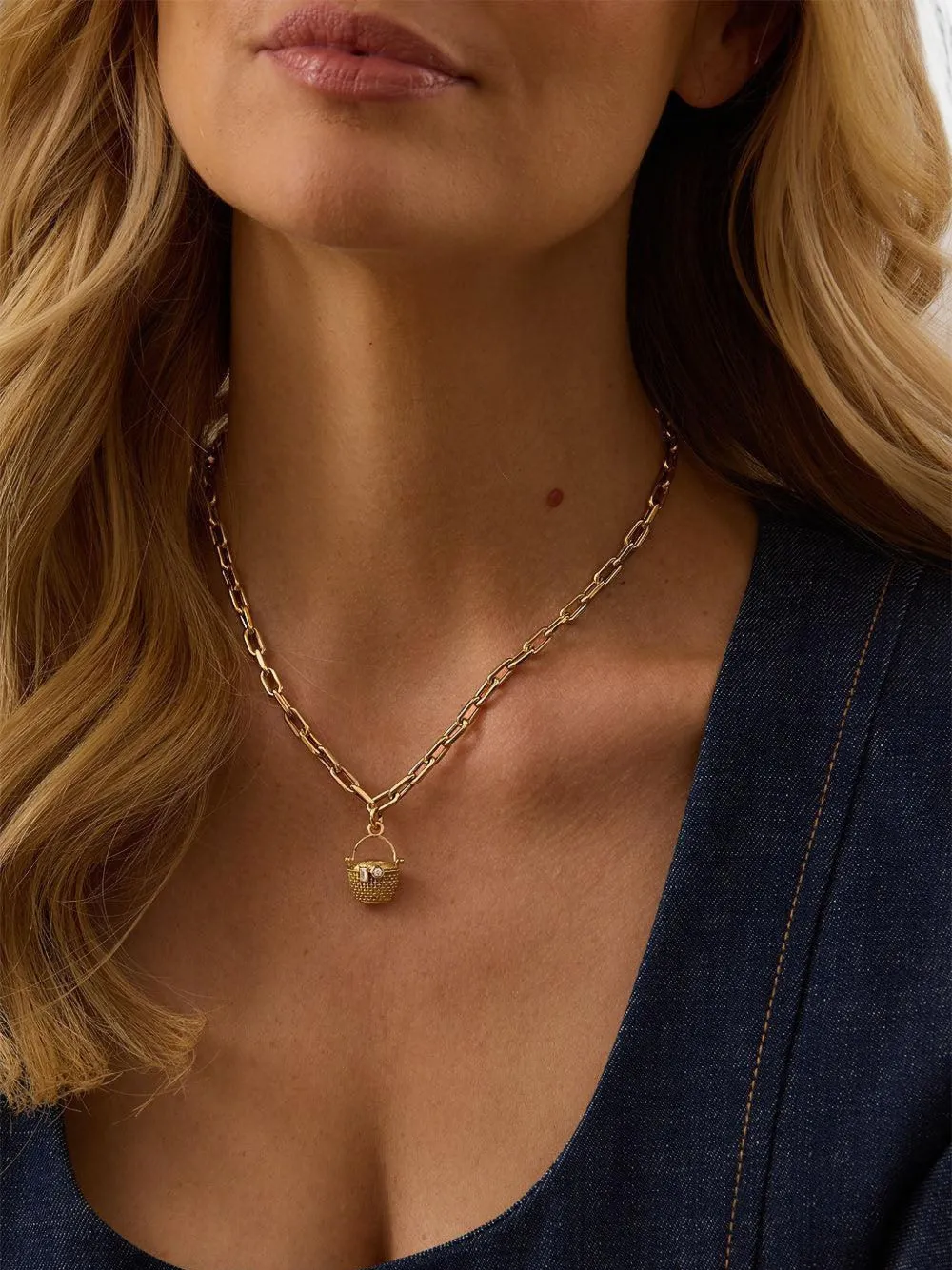 Sara Weinstock Nantucket diamond charm - Gold