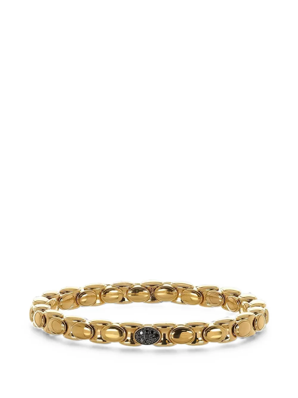 Roberto Demeglio Anaconda black diamond bracelet - Gold