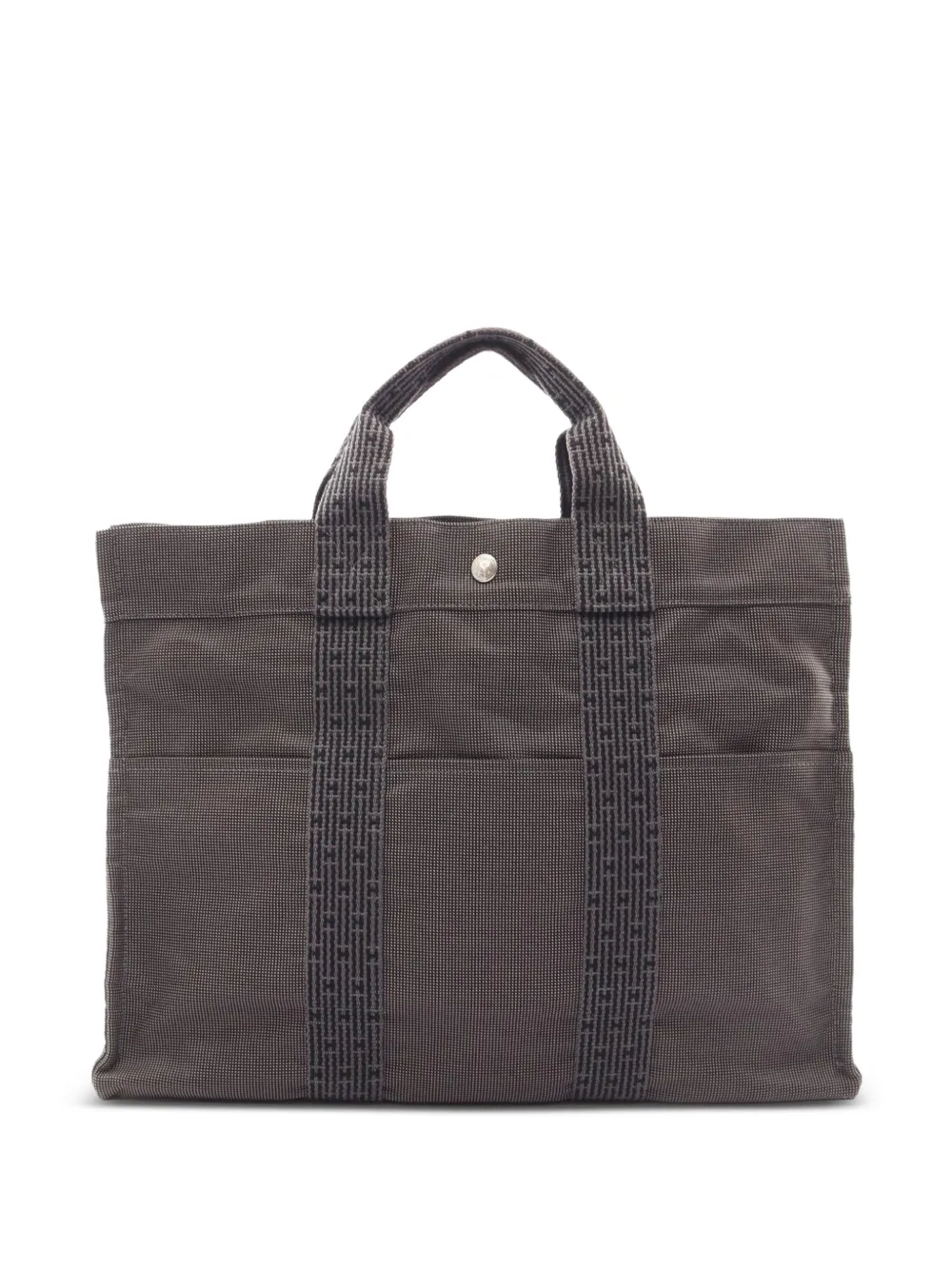 Hermès Pre-Owned 20th Century Canvas Herline MM tote bag - Grigio