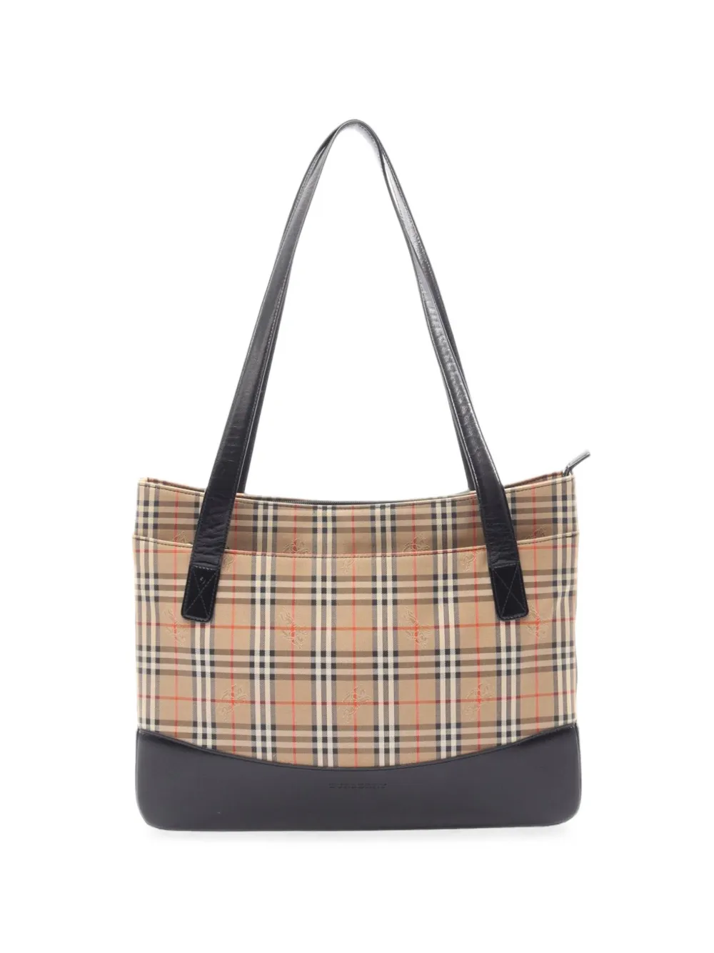 Burberry Pre-Owned 2000-2017 Haymarket Check Canvas tote bag - Nude