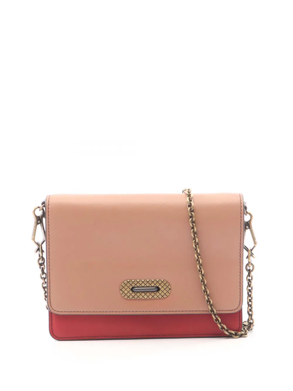 Bottega Veneta Pre-Owned 2000-2007 Leather Wallet on Chain crossbody bag - Rosa