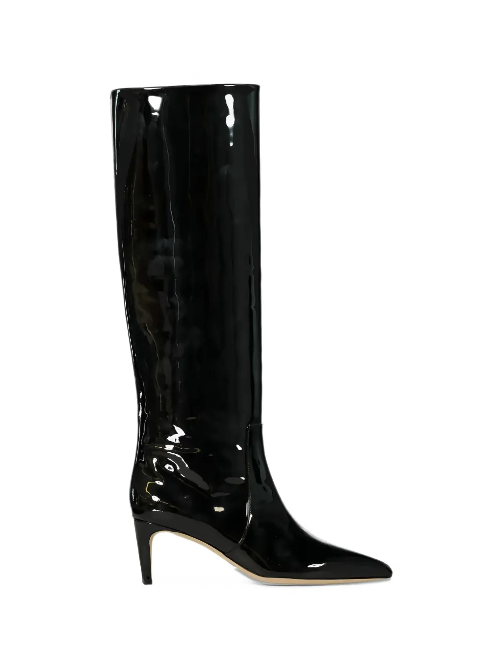 Paris Texas patent-finish knee-high boots Zwart