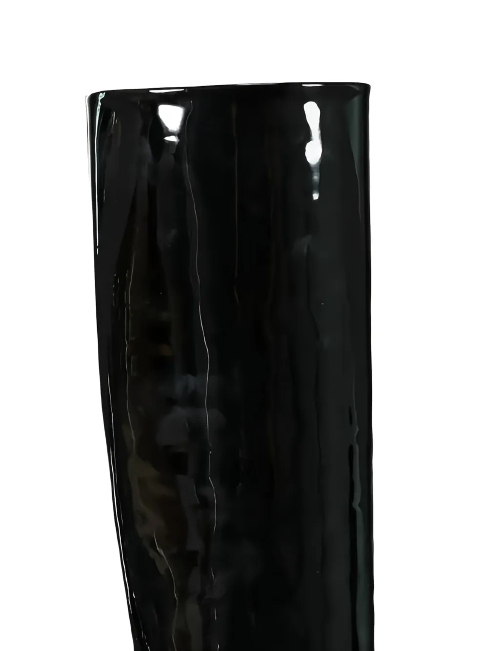 Paris Texas patent-finish knee-high boots Zwart