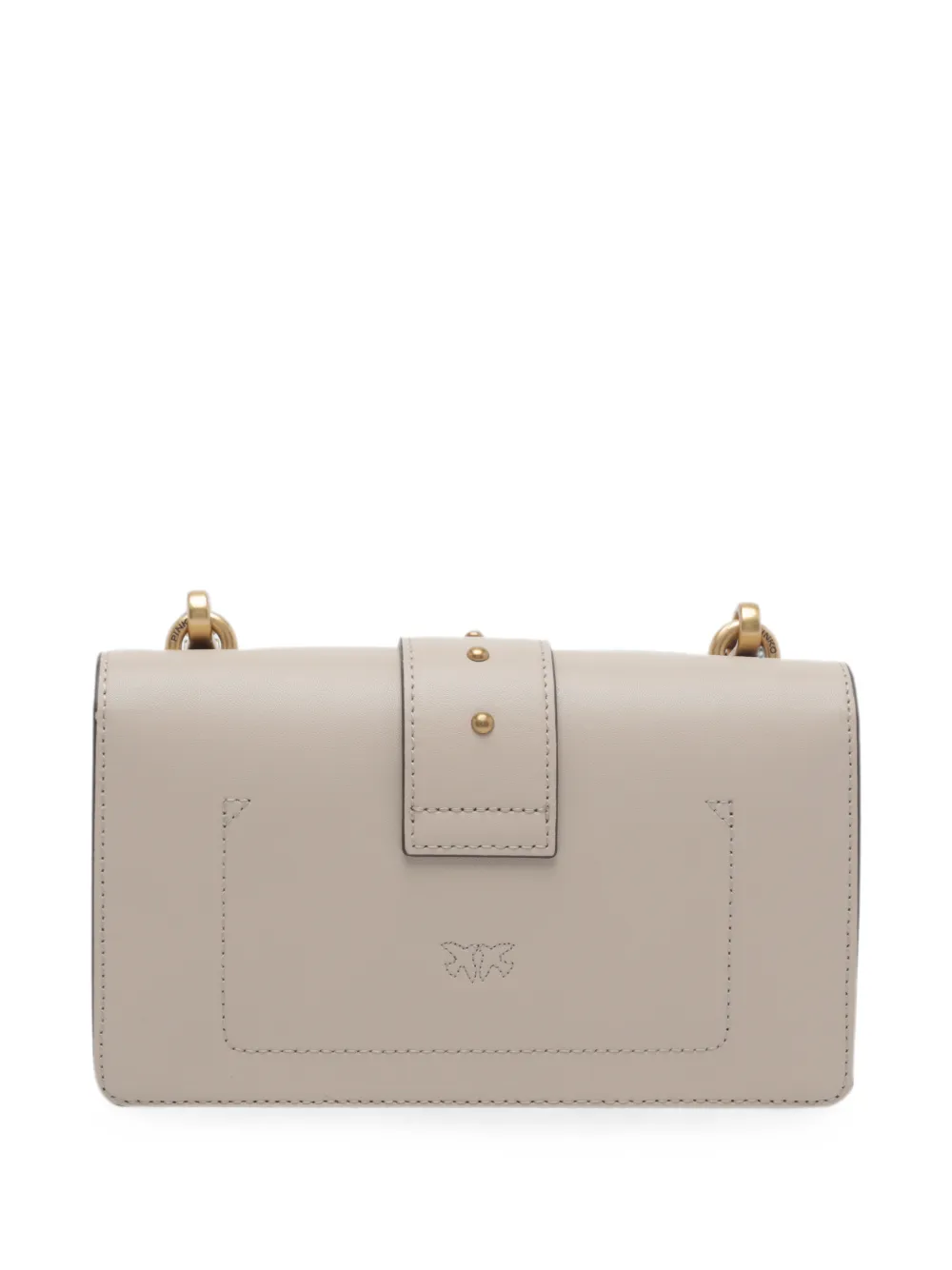 PINKO Love One New Buckle mini-schoudertas Beige
