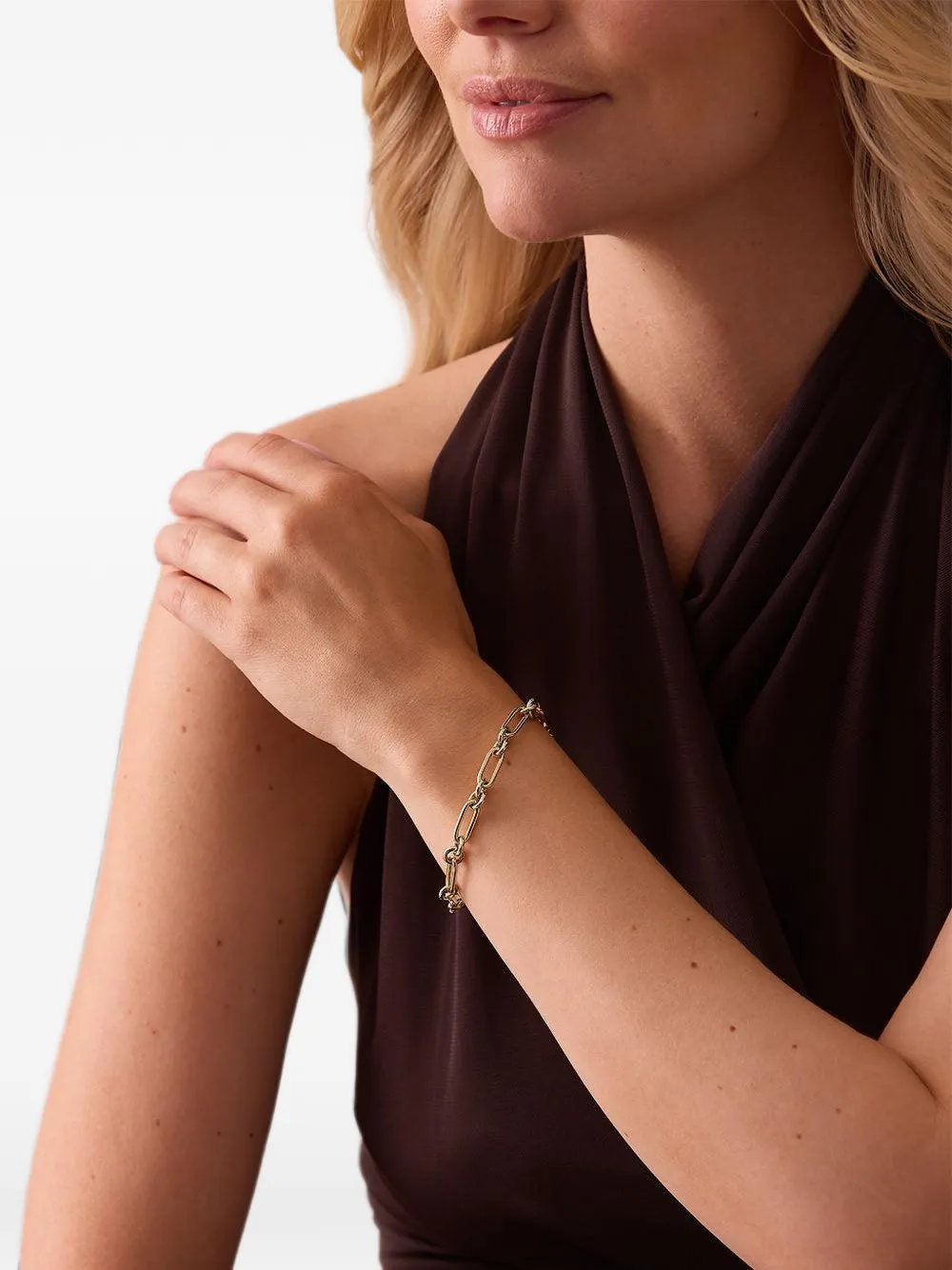 Sara Weinstock Nantucket paperclip bracelet - Gold