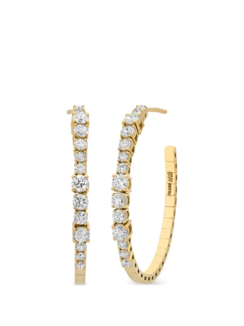 Sara Weinstock Flexion diamond hoop earrings
