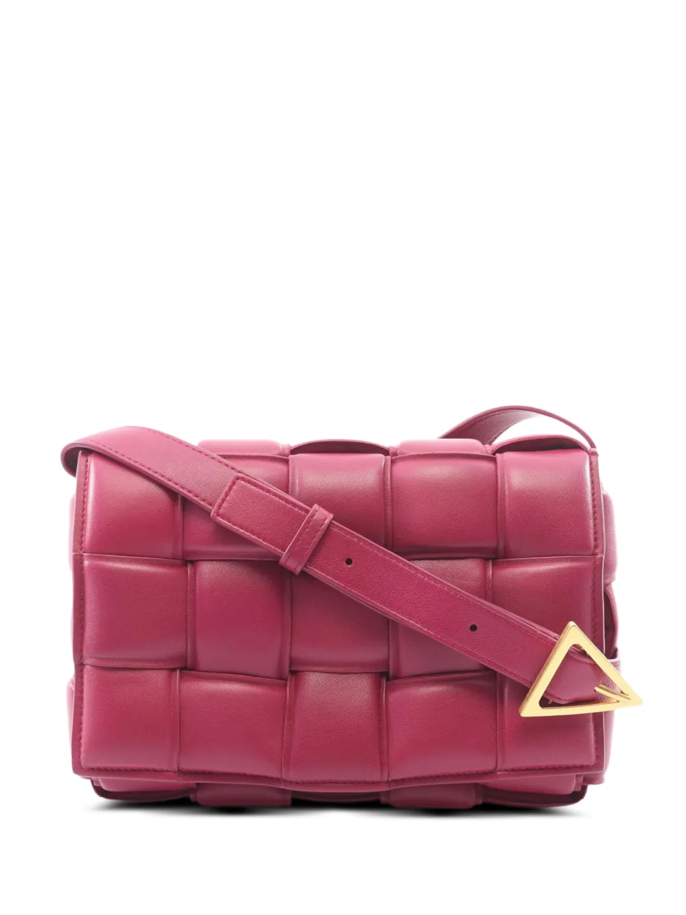 Bottega Veneta Pre-Owned 2012-2026 Nappa Intrecciato Padded Cassette crossbody bag - Viola
