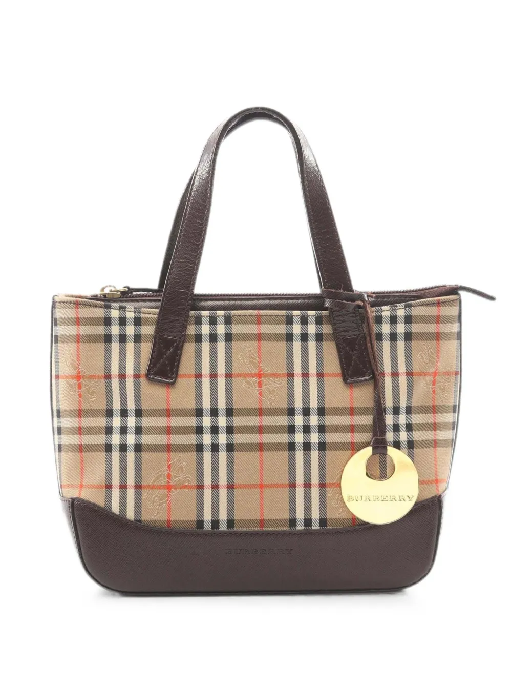 Burberry Pre-Owned 2000-2017 Haymarket Check Canvas handbag - Toni neutri