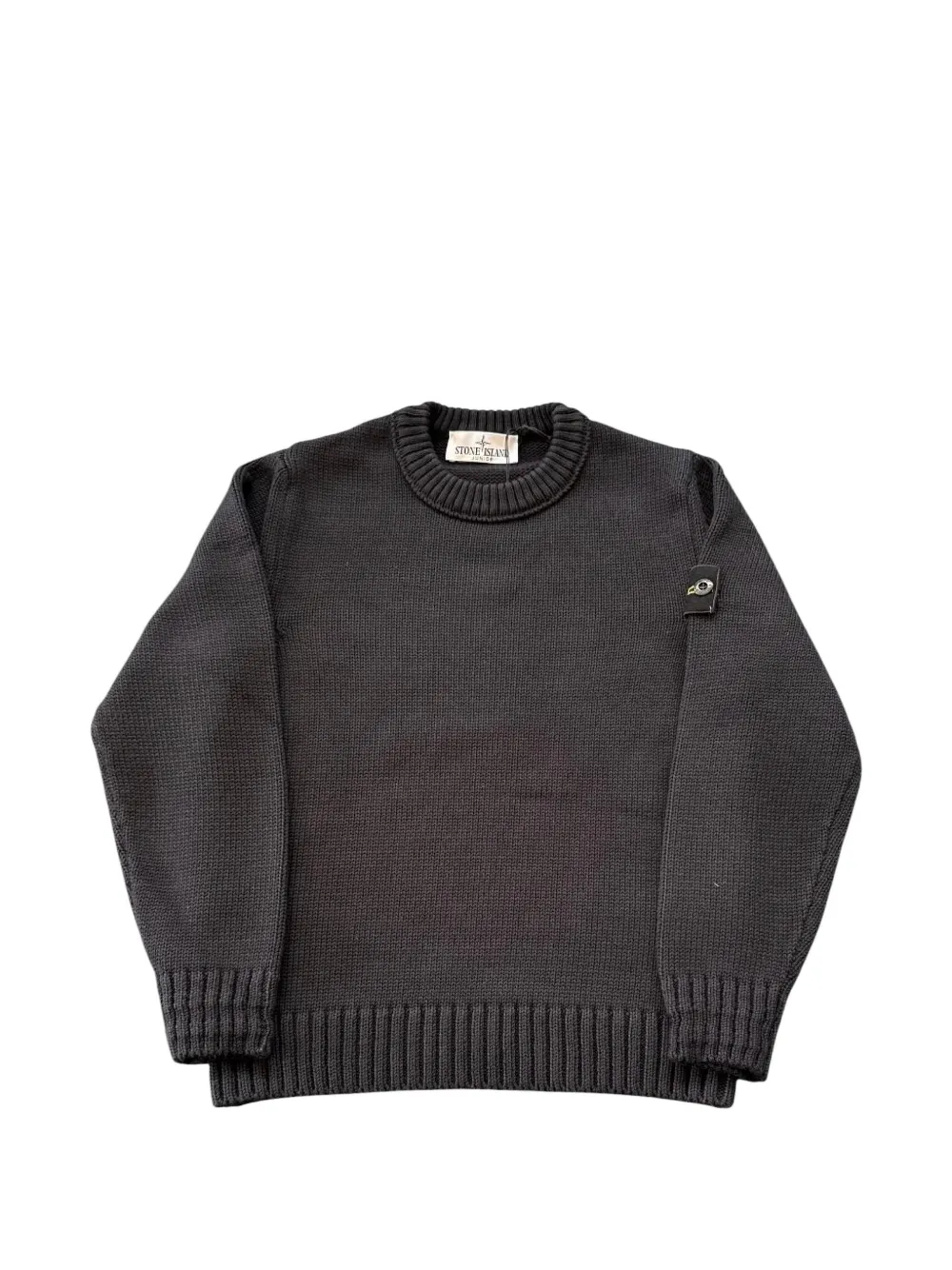 Stone Island Junior Maglione con applicazione - Grigio