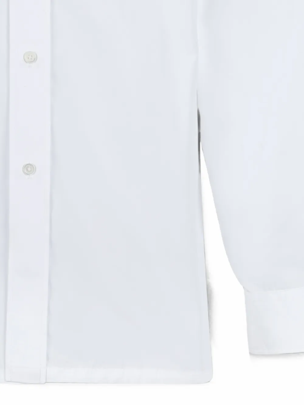 Givenchy shirt in poplin with logo-embroidery