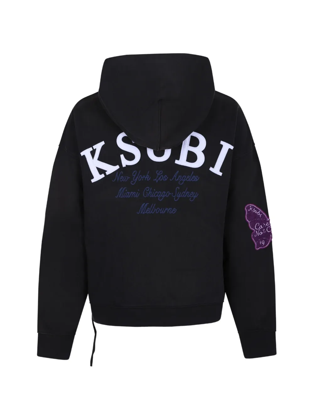 Ksubi Genesis Ekcess hoodie met logo-patch en rits Zwart