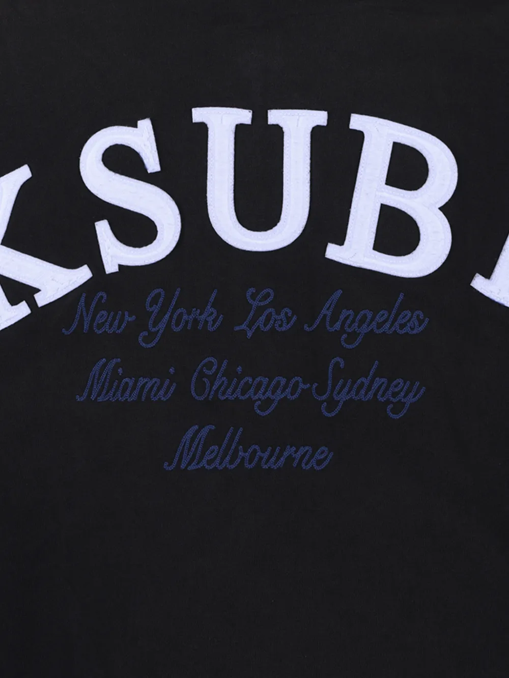 Ksubi Genesis Ekcess hoodie met logo-patch en rits Zwart
