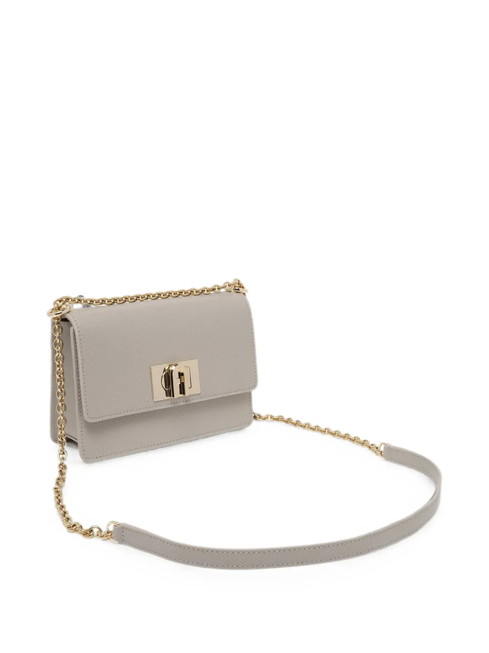 Furla 1927 leren crossbodytas Grijs
