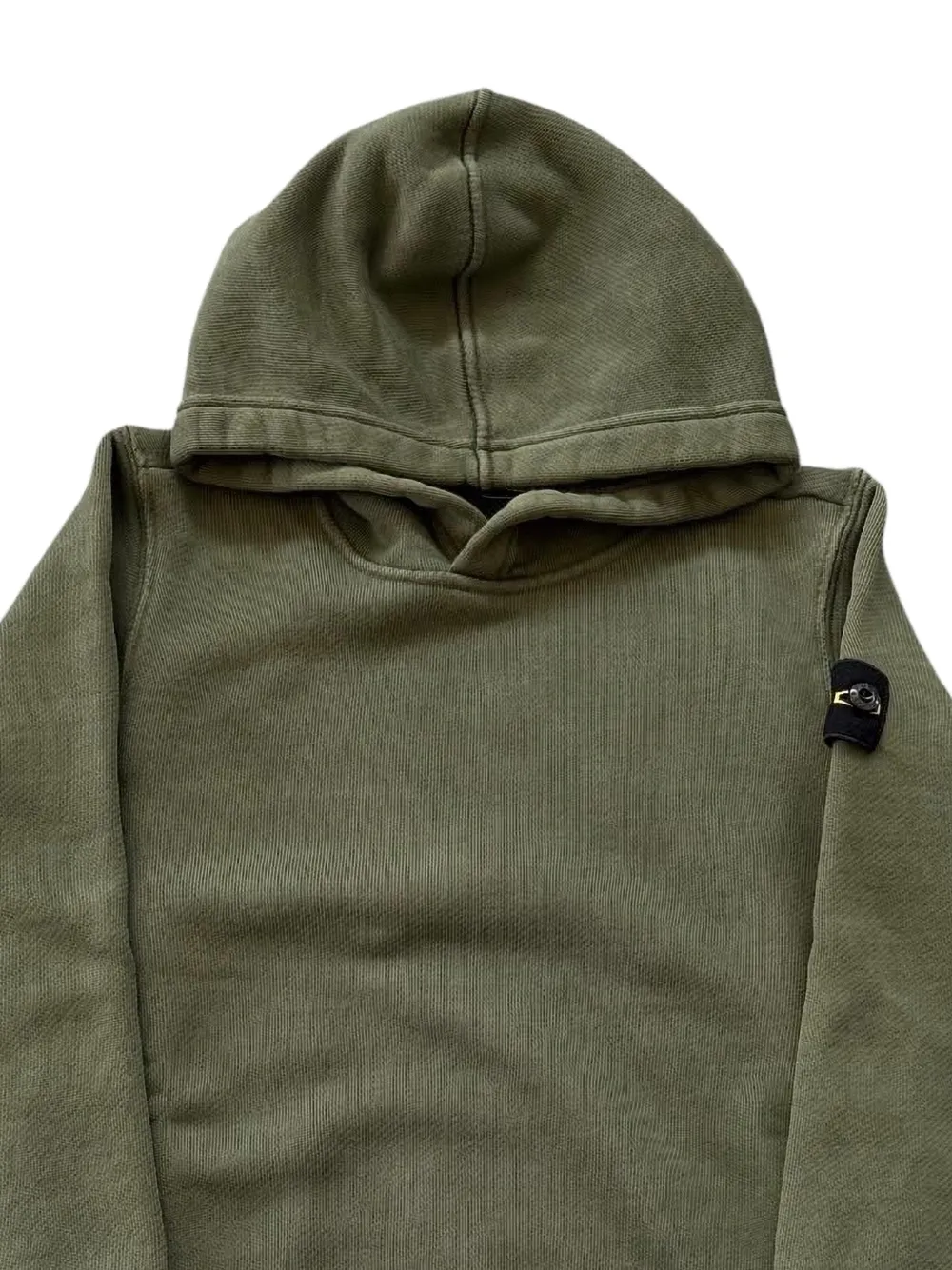 Stone Island Junior Hoodie met patch Groen