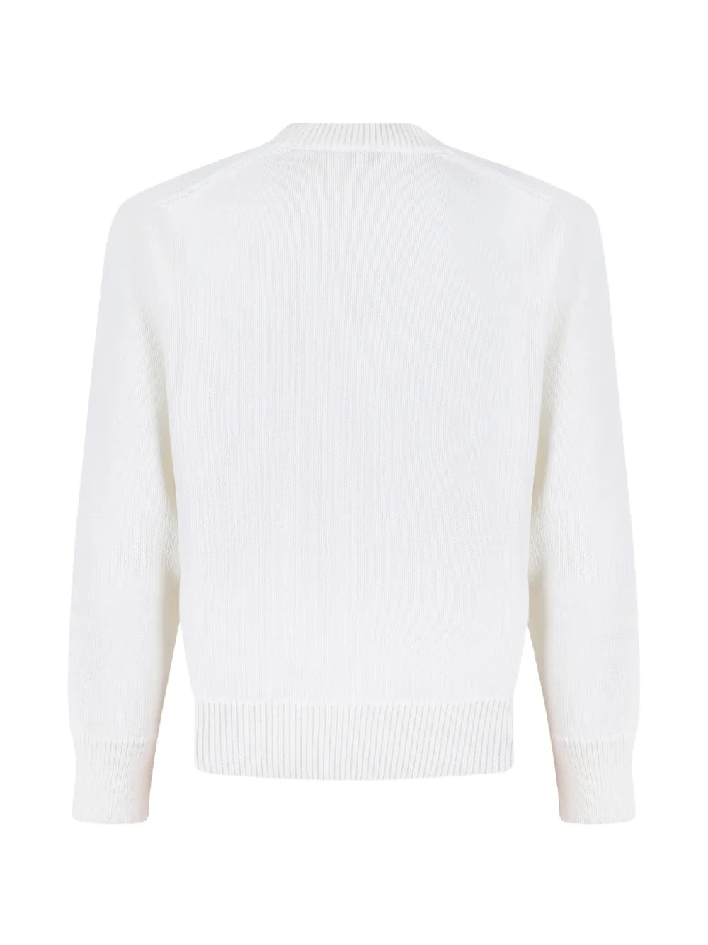 Kenzo Sounds intarsia cotton sweater Wit