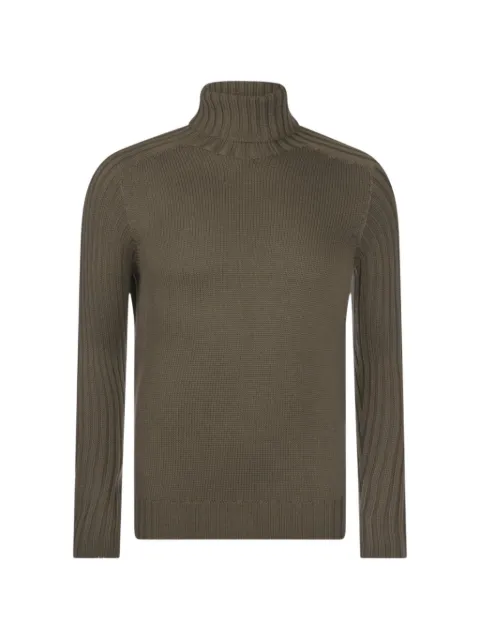 Gran Sasso ribbed-knit roll-neck wool sweater