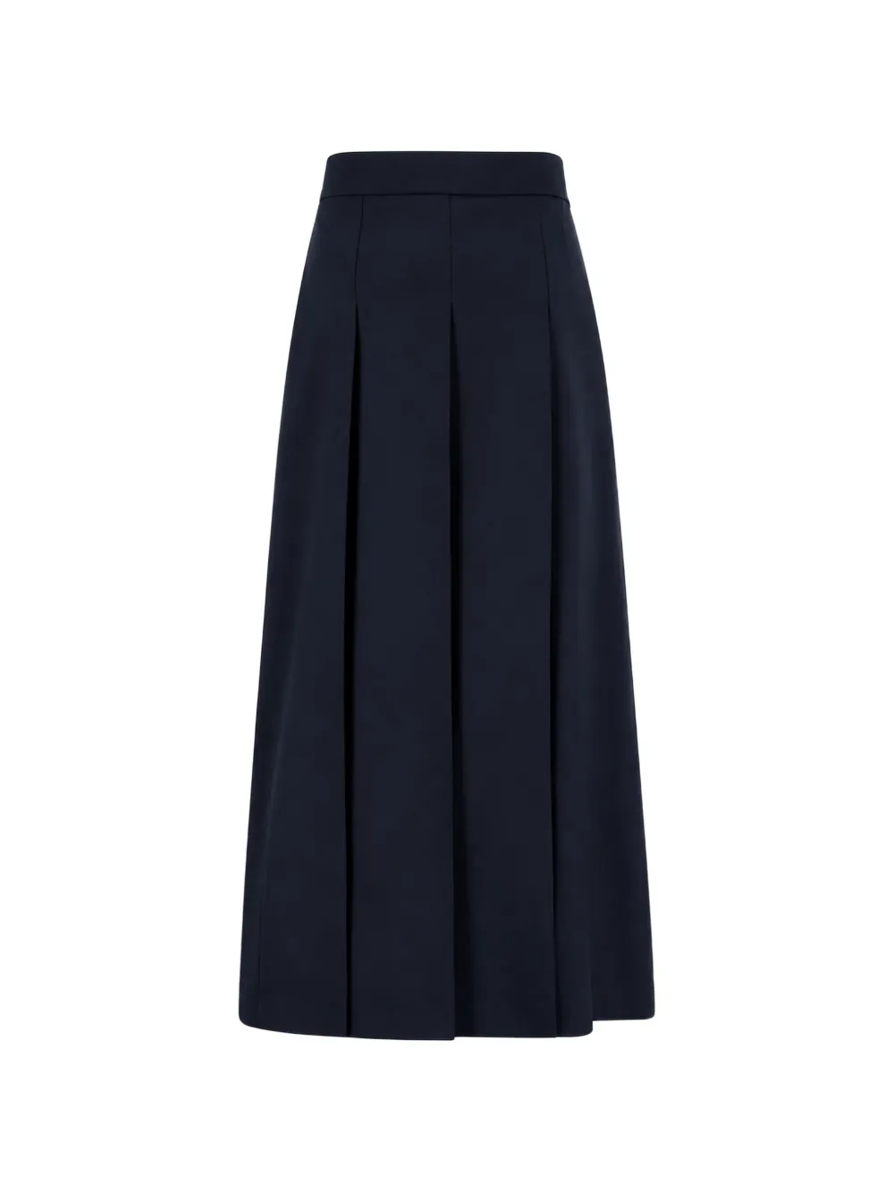 P.A.R.O.S.H. pleated buckled midi skirt Blauw
