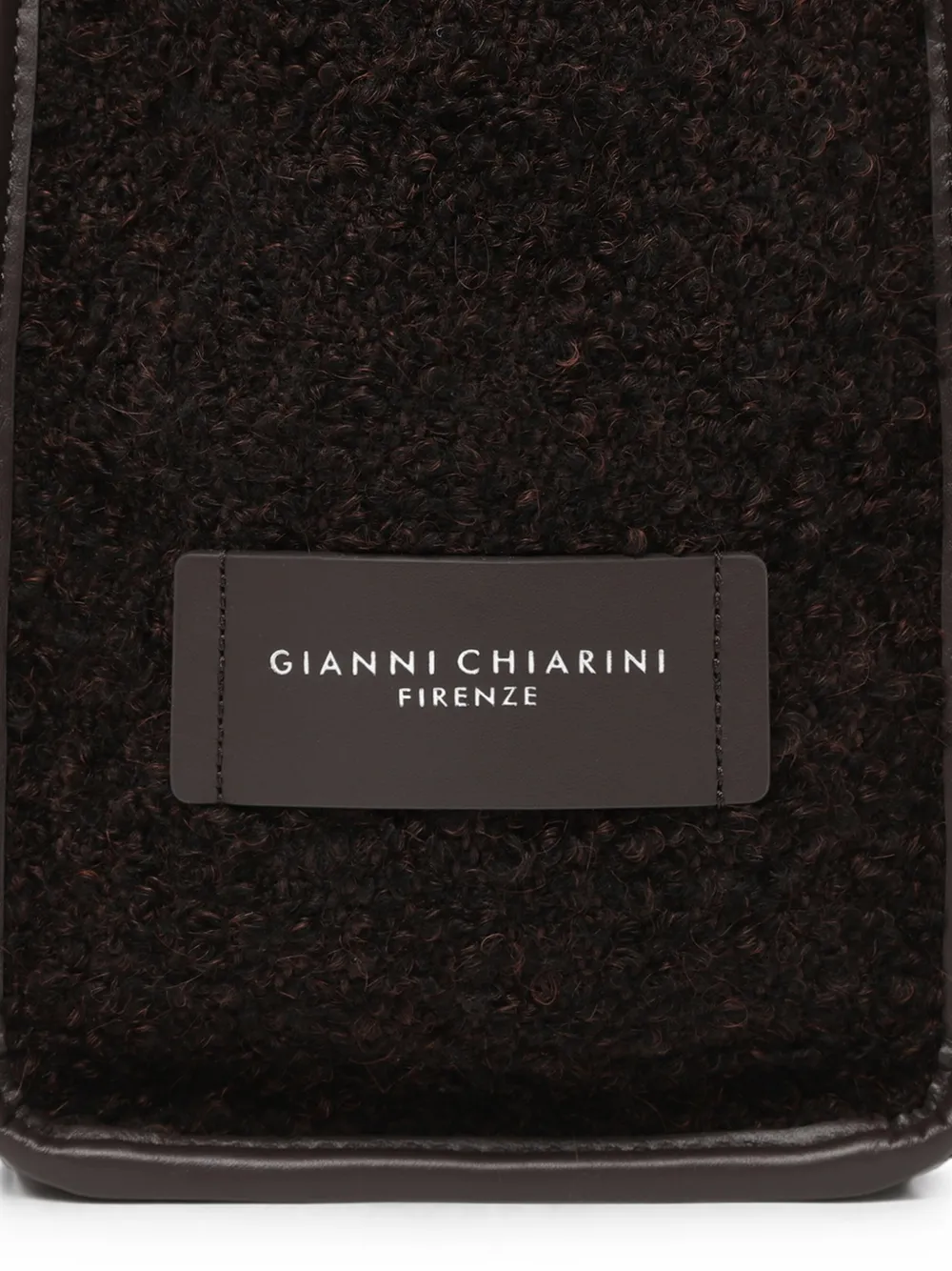 GIANNI CHIARINI Marcella bouclé shopper Bruin
