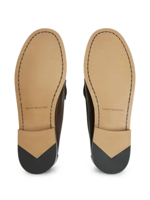 Tommy Hilfiger pebble-grain leather loafers