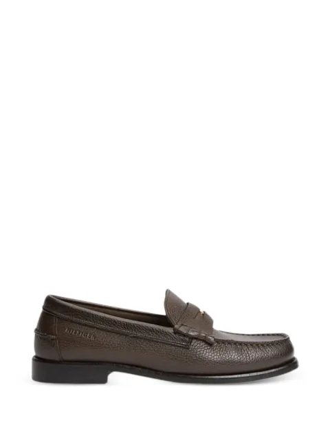Tommy Hilfiger pebble-grain leather loafers