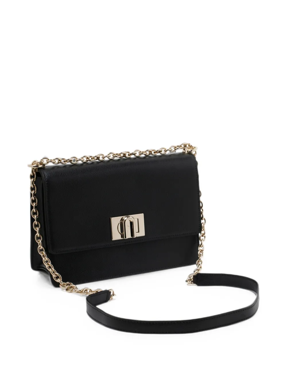 Furla 1927 mini-schoudertas Zwart