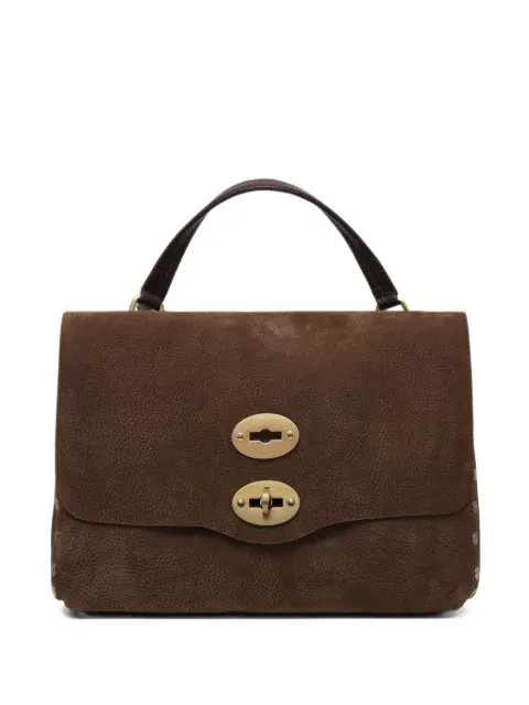 Zanellato Postina stud-embellished leather tote bag