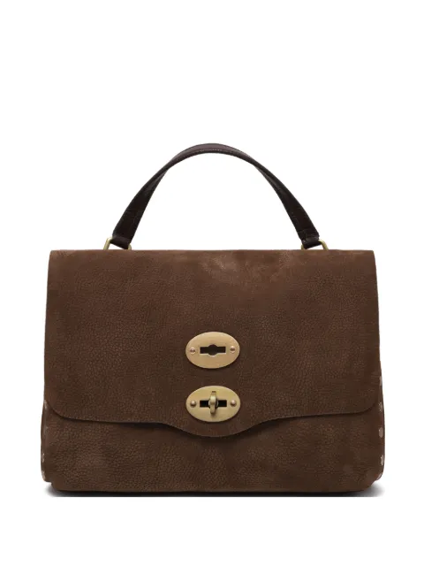Zanellato Postina stud-embellished leather tote bag