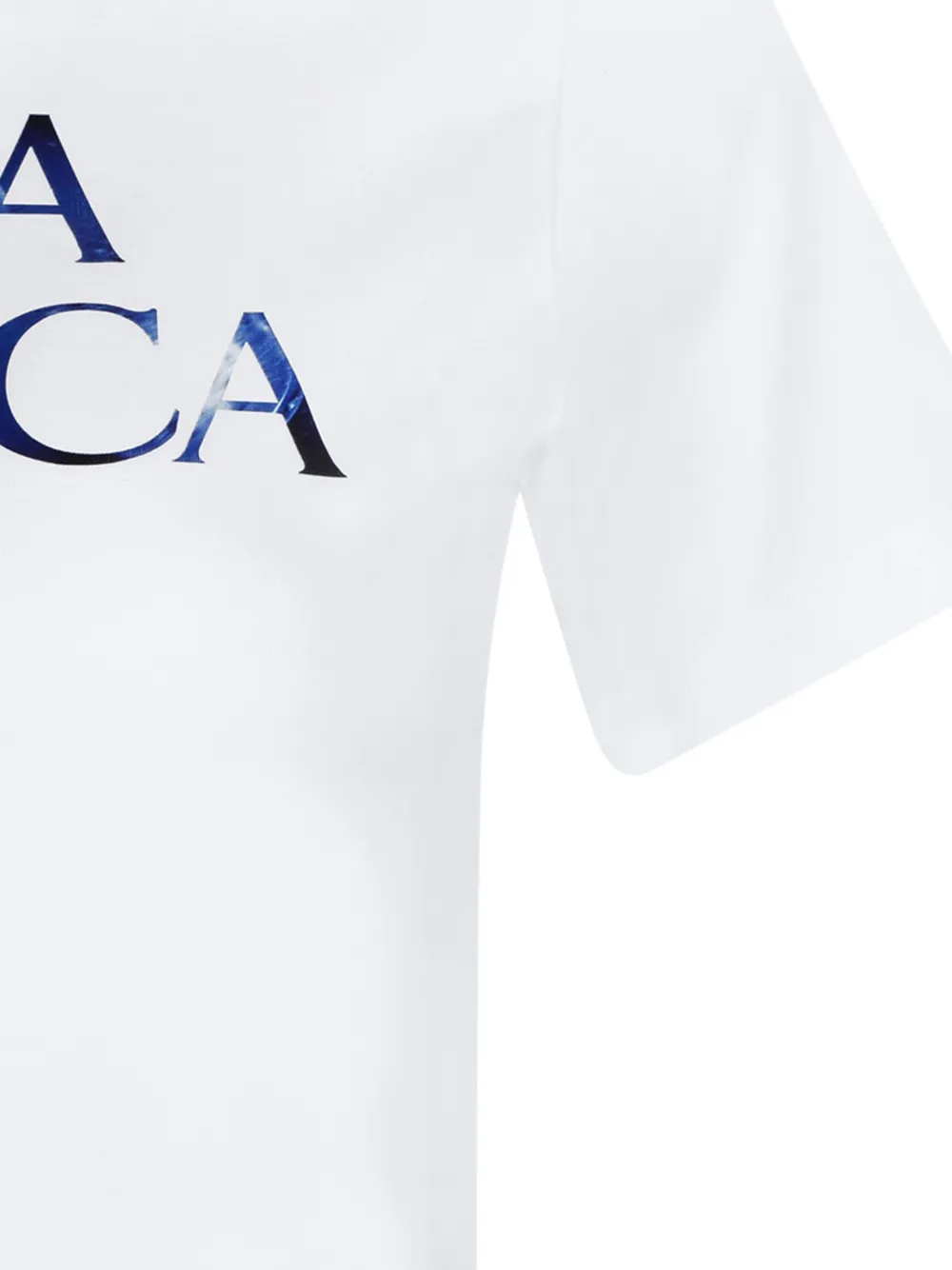 Casablanca Meduse Stacked logoprint T-shirt Wit