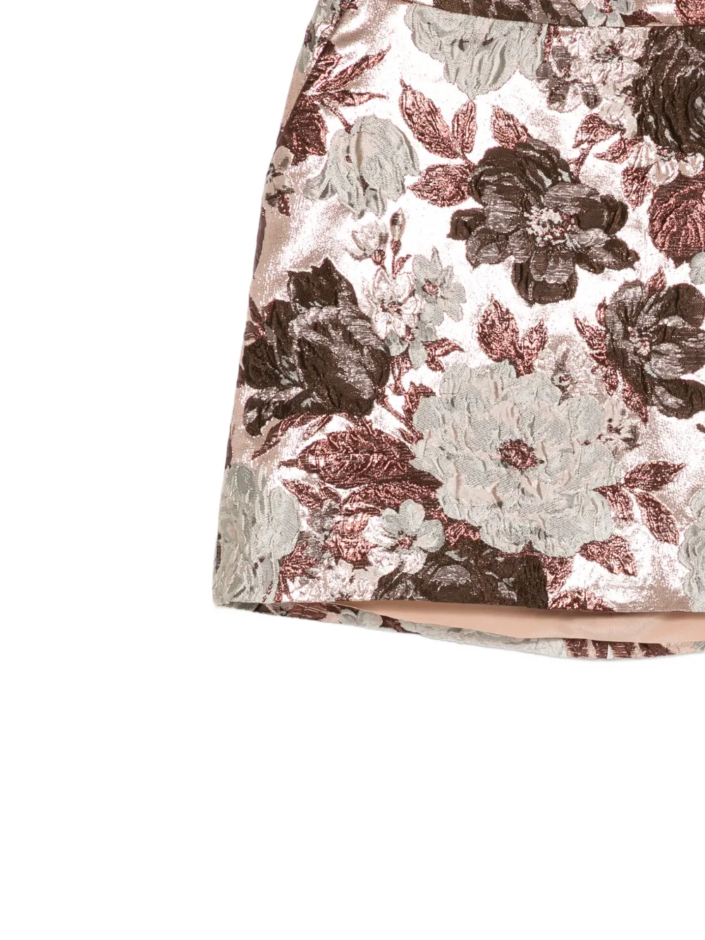Elie Saab Floral-brocade A-line Skirt in Neutrals, view 3