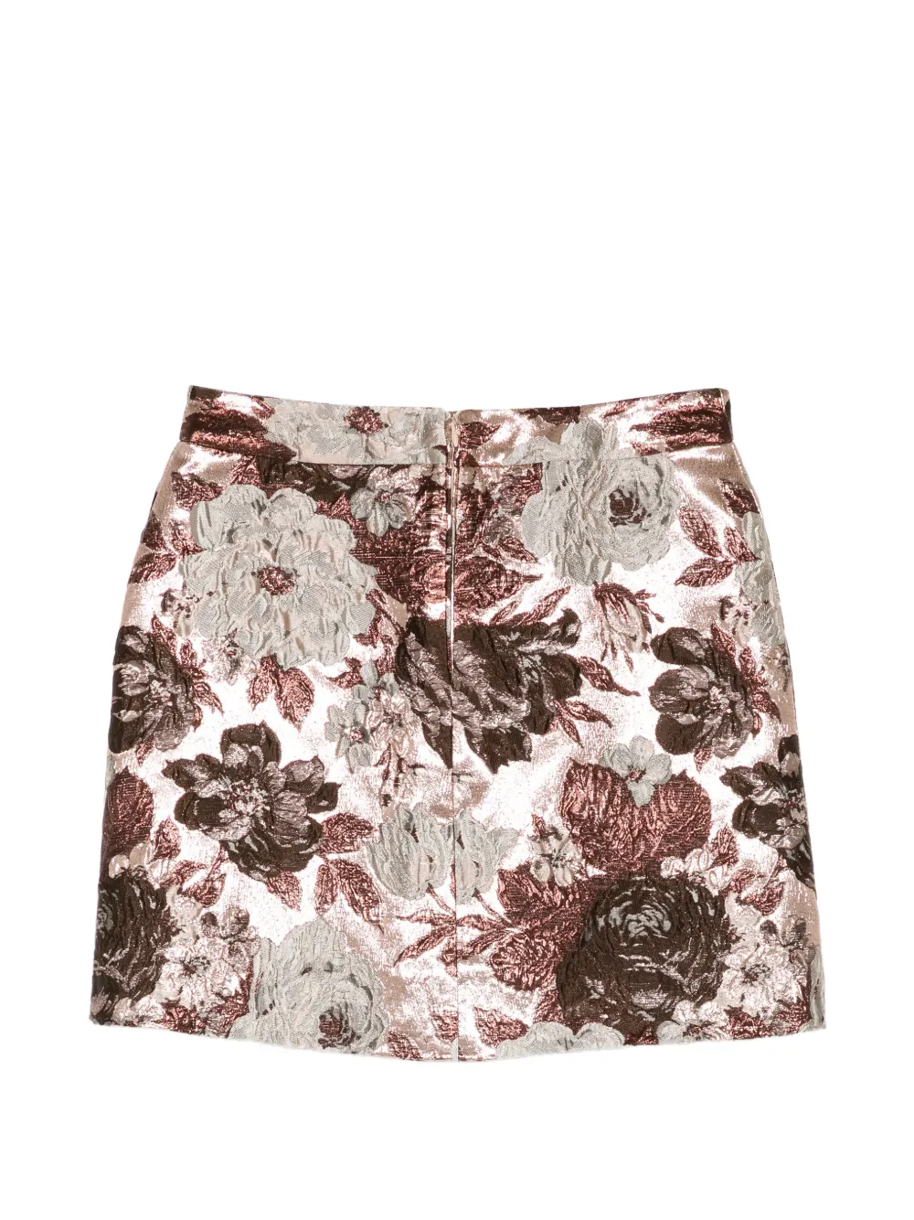 Elie Saab Floral-brocade A-line Skirt in Neutrals, view 2