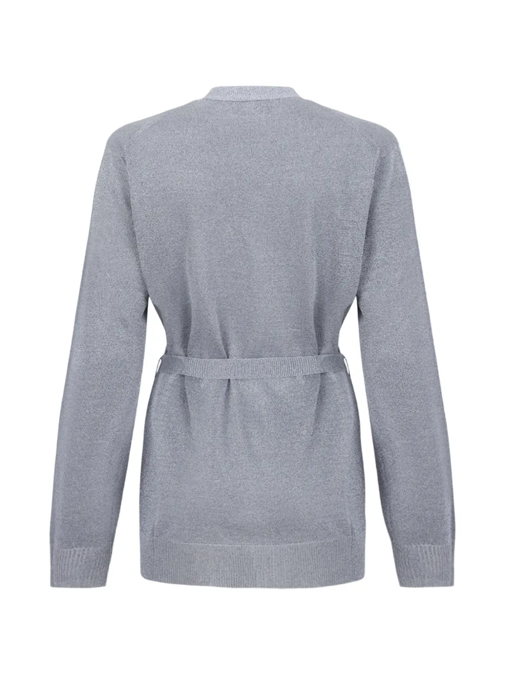 Missoni Vest met metallic-effect en ceintuur Blauw