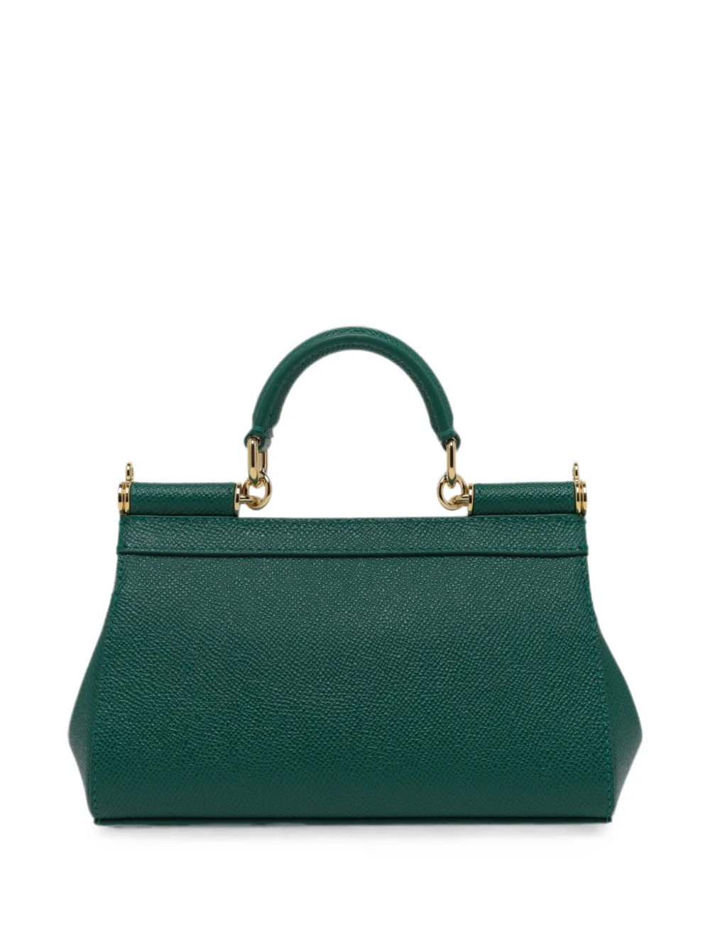 Dolce & Gabbana Sicily leren mini-shopper Groen