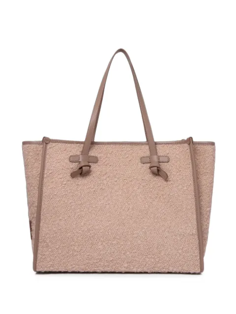 GIANNI CHIARINI Marcella bouclé-effect tote bag