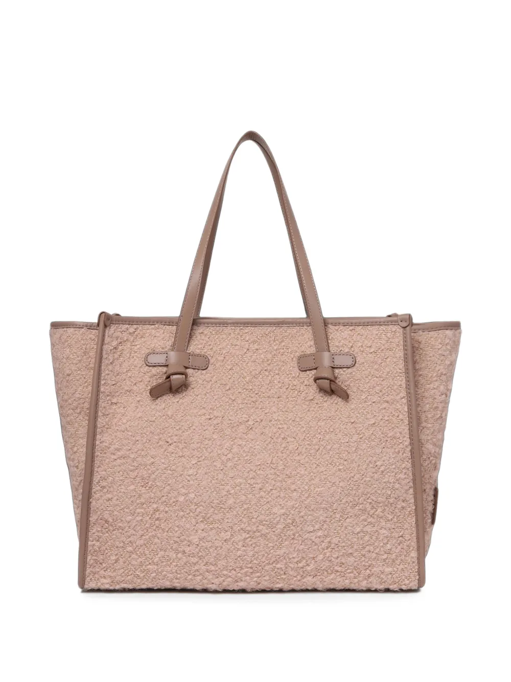 GIANNI CHIARINI Marcella shopper met bouclé-effect Roze