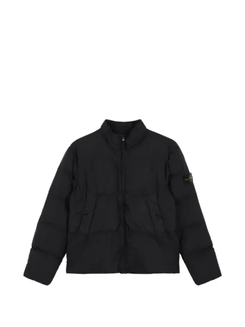 Stone Island Junior padded logo-patch jacket